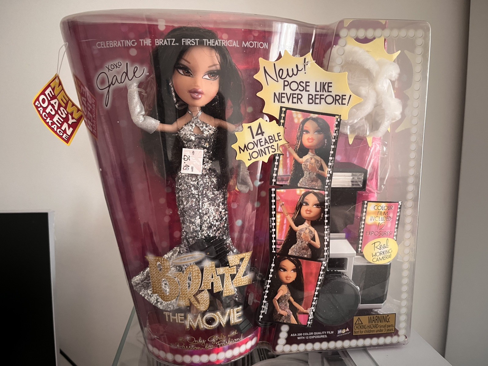 NEW 2007 Bratz The Movie Yasmin Doll with Real Working Camer