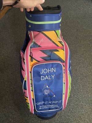 John Daly Autograph Golf Bag Grip It N  Rip It