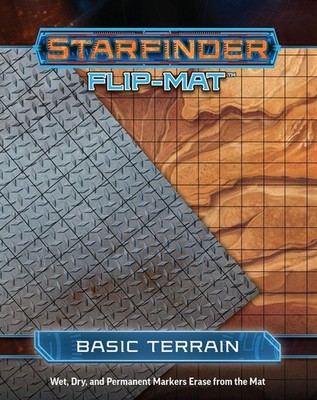 Starfinder Flip-Mat: Basic Terrain by Paizo (English) Folded Book