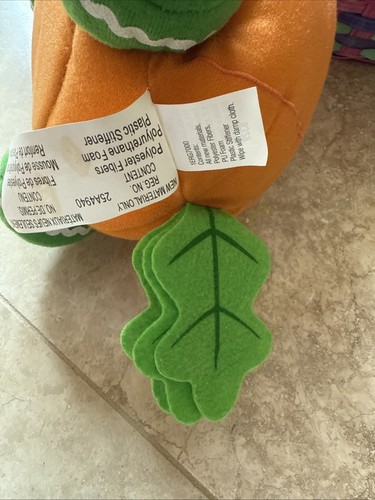 Hallmark Easter Orange Carrot Car Fun Plush Basket For Eggs & Candy Wheels NEW - Picture 12 of 12