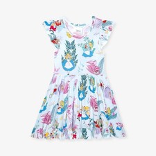 Posh Peanut x Disney Princess Alice in Wonderland Ruffled Twirl Dress 7-8Y