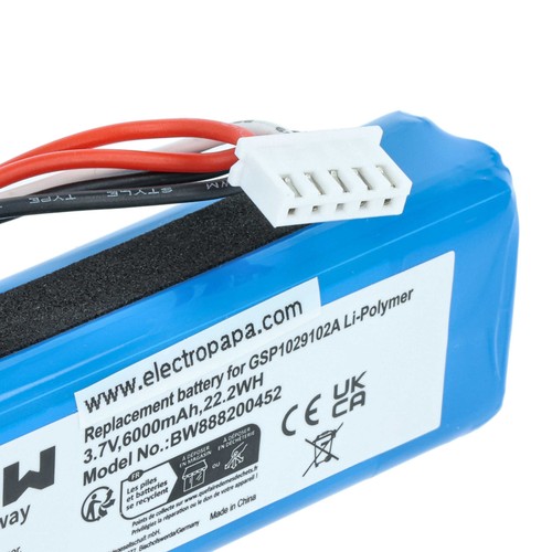 Batería altavoz reemplaza JBL GSP1029102A (versión 2) 6000mAh - Zdjęcie 6 z 9