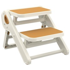 Toddler Step Stool, 2-Step Foldable Step Stool for Kids, Widened Thickened ...