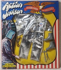 VINTAGE MEGO ACTION JACKSON RESCUE SQUAD OUTFIT & ACCESSORIES ITEM #1107 MIB