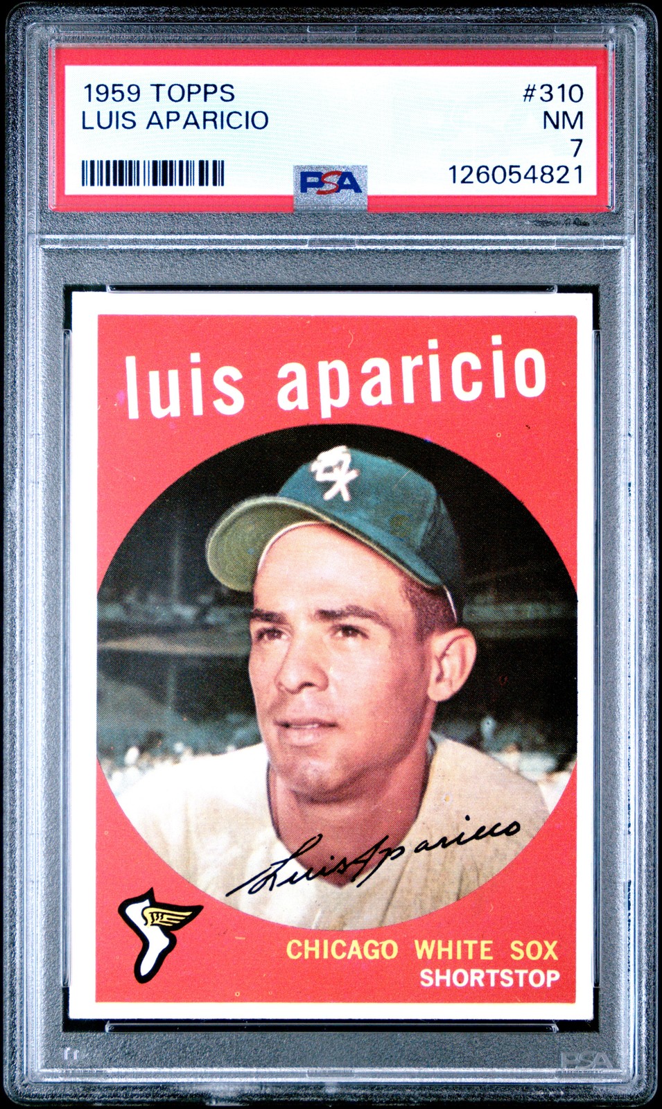 1959 TOPPS #310 LUIS APARICIO PSA 7