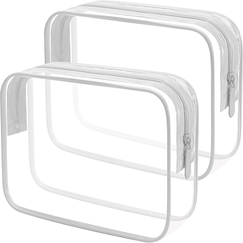 Bolsa Cultural Transparente 1L - TSA Bolsa Equipaje de Mano, Compatible con Avión - Imagen 15 de 28