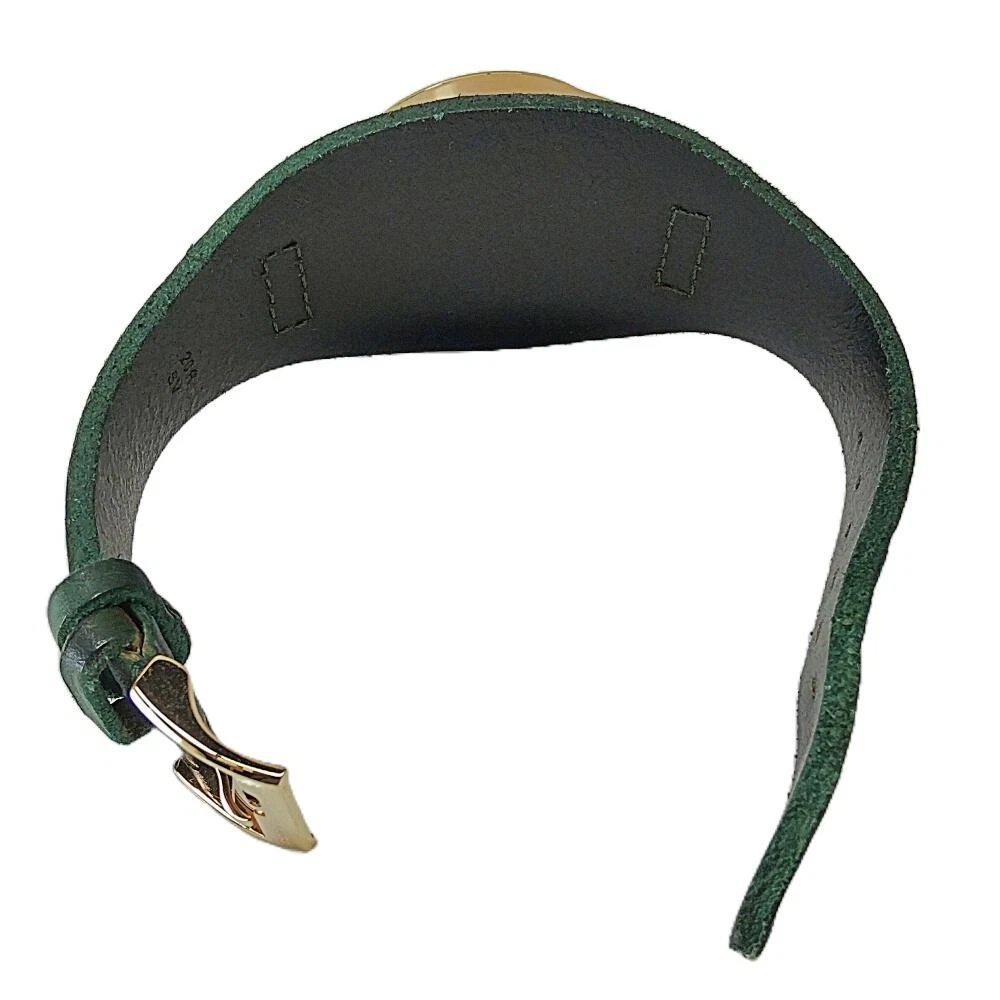 GUCCI 126.4 YA126453 G Timeless Bee Dial BEE Watch Quartz Leather Belt Green G