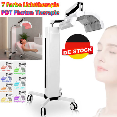7 Farbe Lichttherapie PDT Photon Therapie LED Lampe Hautpflege Hautverjüngung DE