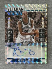2024 Panini Mosaic #VT-GAR Kevin Garnett Veteran Ticket Prizm Auto - Mint