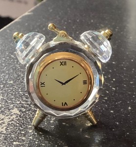 スワロフスキー Swarovski 1992年 クオーツ 置時計 廃盤品 スワロフスキー Swarovski 1992年 廃番品 『Colosseum Clock Gold 時計