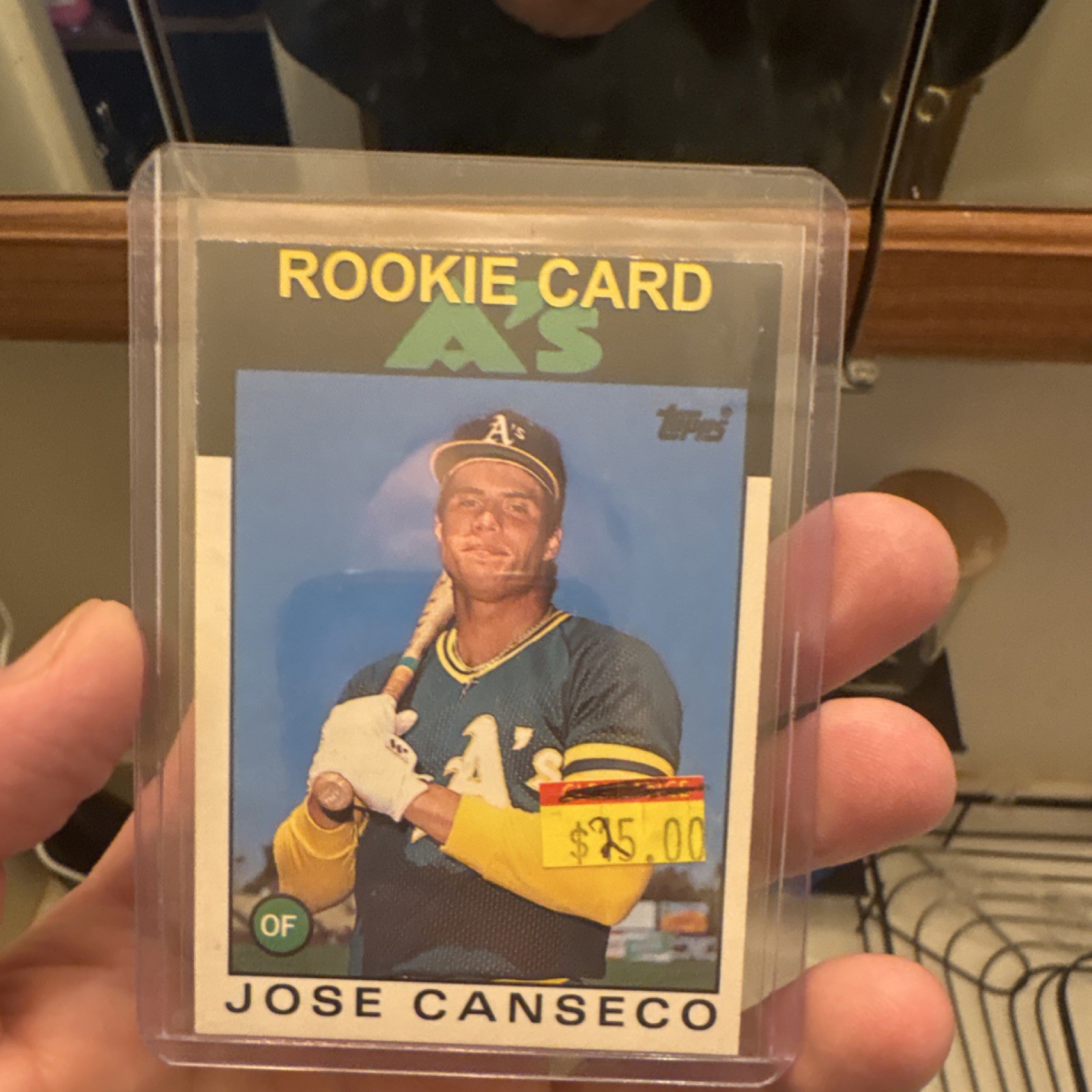 Topps 1986 Traded Rookie Jose Canseco #20T Oakland Athletics Baseball Card