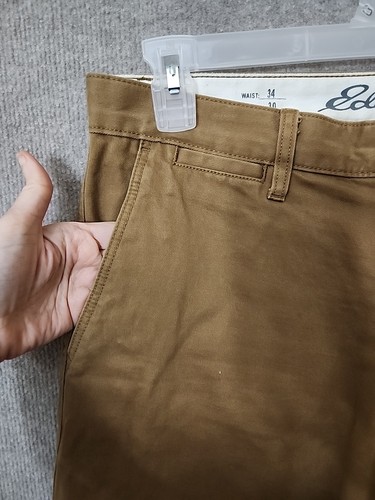 Eddie Bauer Classic Legend Wash Pants Mens 34x30 Brown 100% Cotton ...