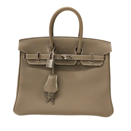 HERMES Birkin 25 Handbag W Stamp #OKB124