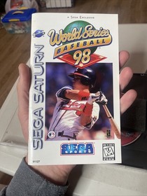 World Series Baseball 98 Sega Saturn Complete CIB Manual & Disc