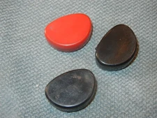 3 Porsche 914 Heater Control Knobs  1A