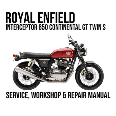 Royal Enfield Interceptor 650 Continental GT Service Repair Workshop Manual PDF