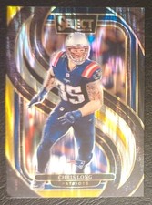 2024 Panini Select Chris Long Premier Black & Yellow Shock Prizm #137