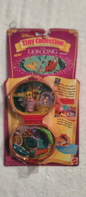  VTG 1996 RARE DISNEY TINY COLLECTION THE LION KING PLAYCASE POLLY POCKET NIB