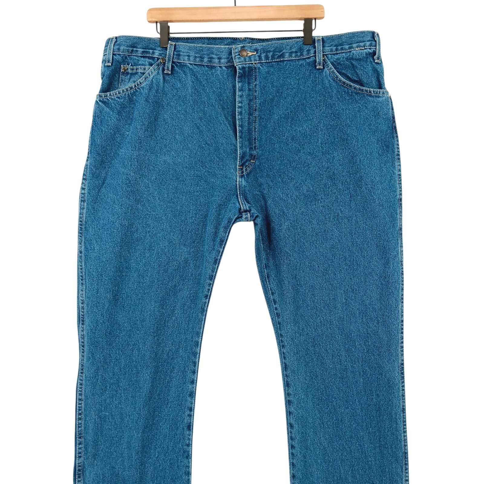 Mens 42x29 (tag 42x30) Blue Denim Classic Straight Leg Workw