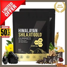 Shilajit 300 Gummies, Shilajit Micronutrient Supplement, Himalayan Premium New
