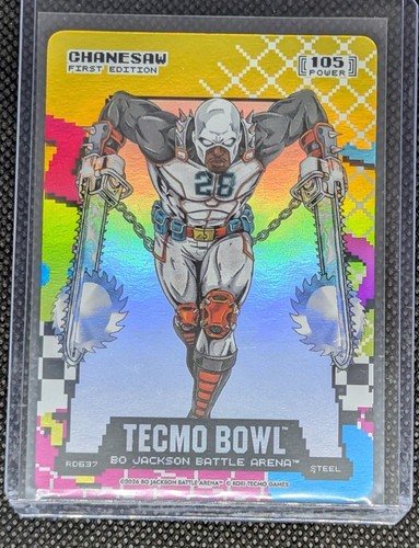 BO JACKSON BATTLE ARENA TECMO BOWL CHANESAW 80\'S RAD STEEL DE\'VON ACHANE
