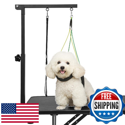 Breeze Touch 32in Dog Grooming Table Arm w/ Clamp No Sit Haunch Holder