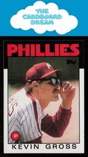 Kevin Gross 1986 Topps #764 Philadelphia Phillies Baseball Card