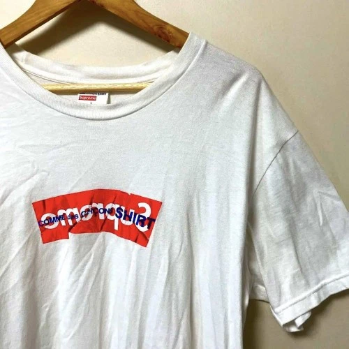 Supreme x Comme des Garcons short sleeve T shirt Size L white