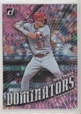 2019 Panini Donruss Dominators Pink Firework Mike Trout #D1 03rx