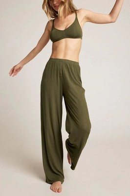  NWT*Negative Underwear Women s Size XS Whipped Track Pant in Moss MSRP$190