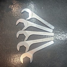 Set Of 5 Mac Tools Angled Open End Service Wrenches S27 S28 S49 S50 S51