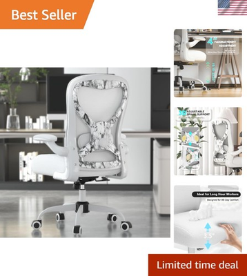 #ad #ad Modern Computer Task Chair with Adjustable Lumbar Support amp; Comfortable Cushion $235.34