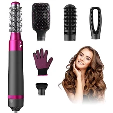Blow Dryer Brush, Alledge 5 in 1 Hair Thermal Brush and Styler Set for Easy S...
