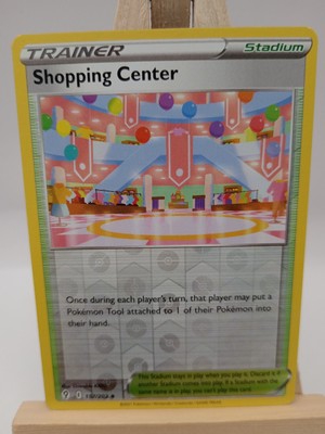 Pokemon Shopping Center 157/203 Rare Reverse Holo TCG SWSH Pack Fresh! Evolving