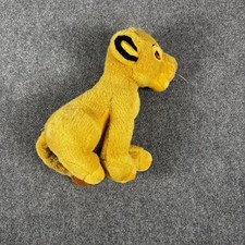 Vintage 90's Disney Store Simba Plush The Lion King Sitting Stuffed Animal