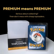 Premium TCG Toploaders (Pack of 25) Ultra Clear Rigid 35PT Pokemon One Piece