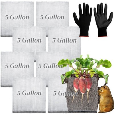 8 PCS Plant Root Guard Basket 5 Gallon Gopher Mole Vole Stainless Steel
