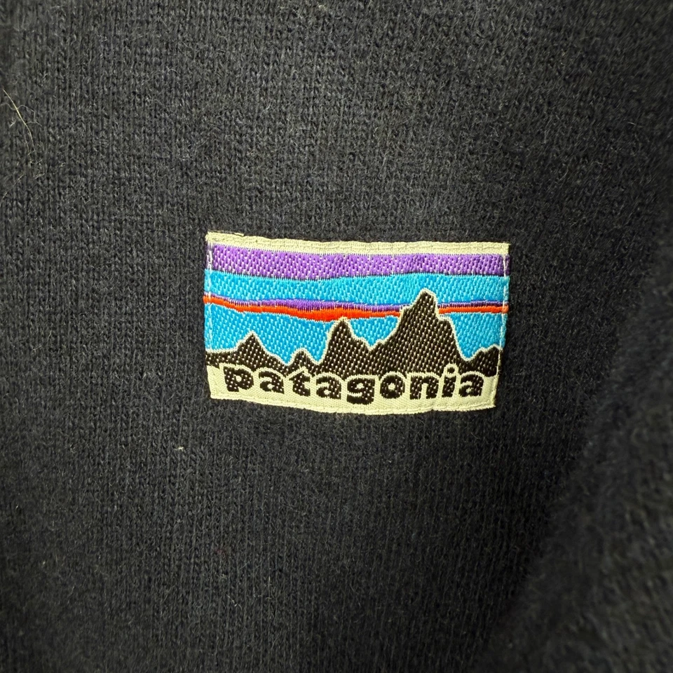 Sudadera Pullover Patagonia Worn Wear Para Hombres XL M's Mezcla Lana 1/4 Cremallera Gorp Foto 3 de 4