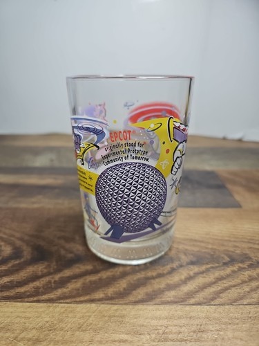 McDonalds Walt Disney 100 Years of Magic Glass Vintage Collectible Epcot Mickey - Picture 2 of 4