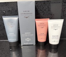 Grow Gorgeous Haircare Set - Defence shampoo,leave in spray,serum scalp scrub