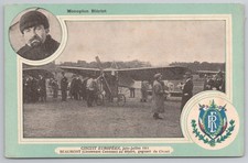 European Circuit 1911 Beaumont Conneau Bleriot Monoplane Winner Pilot France