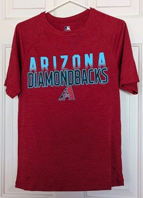 MLB Arizona Diamondbacks T Shirt Mens Small Red D-Backs S/S Baseball Performance