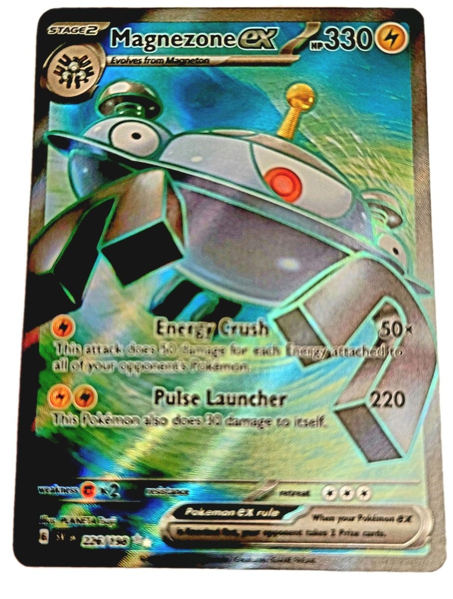 Pokemon Magnezone EX HP330 2023 Holo Ultra Rare Card No. 226/198