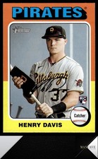 2024 Topps Heritage #415 Henry Davis Rookie Pittsburgh Pirates