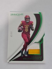 2024 Panini Immaculate Collection Green #100 Brian Robinson Jr 2-Color Patch /26