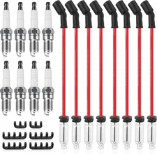 8mm Wireset & 8 Spark Plug 41-962 for Chevy Silverado 1500 GMC Sierra V8