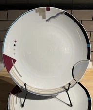 Studio Nova Attitudes 11" Dinner Plate(s) Y0105 Postmodern Art Deco EUC