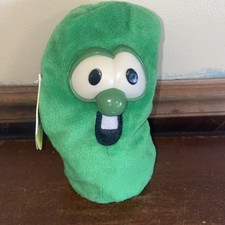 Veggie Tales Larry Cucumber GUND Bean Bag Plush 1998 Big Ideas Studios NEW