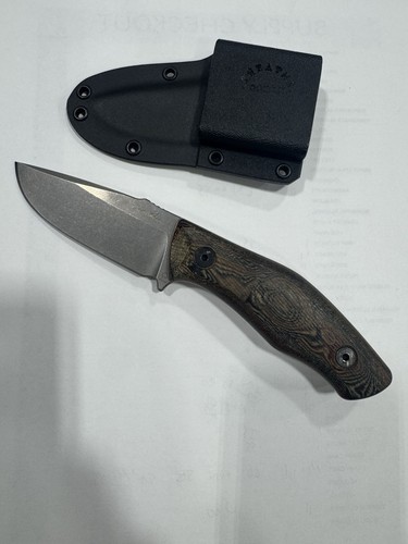 Nathan Carothers – Rare EDC3 – Delta 3V – Rag Micarta - Picture 5 of 5