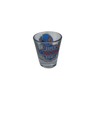 Denver Broncos Super Bowl XXXII Champions Shot Glass 1998 NFL Football